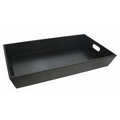 Hollyford Leatherette Serving Tray - Midnight Black